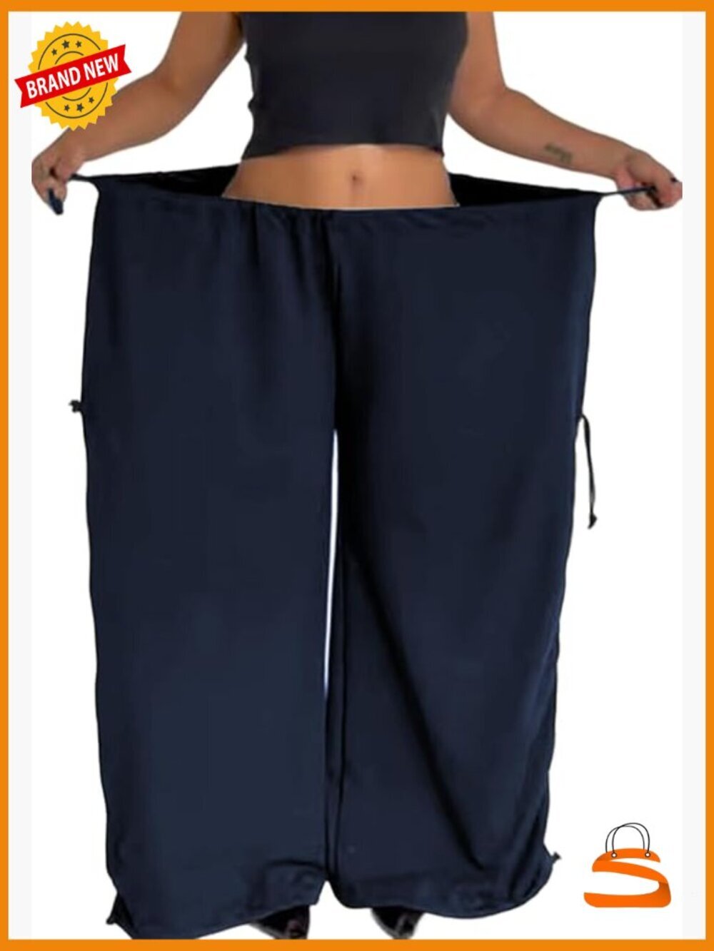 Baggy Wide Leg High Waist Y2K Sweatpants Joggers with Pockets